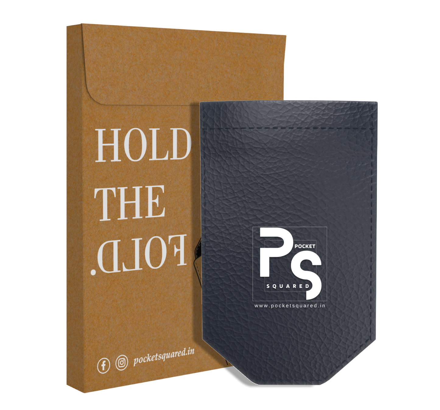 Midnight Blue Pocket Square Holder