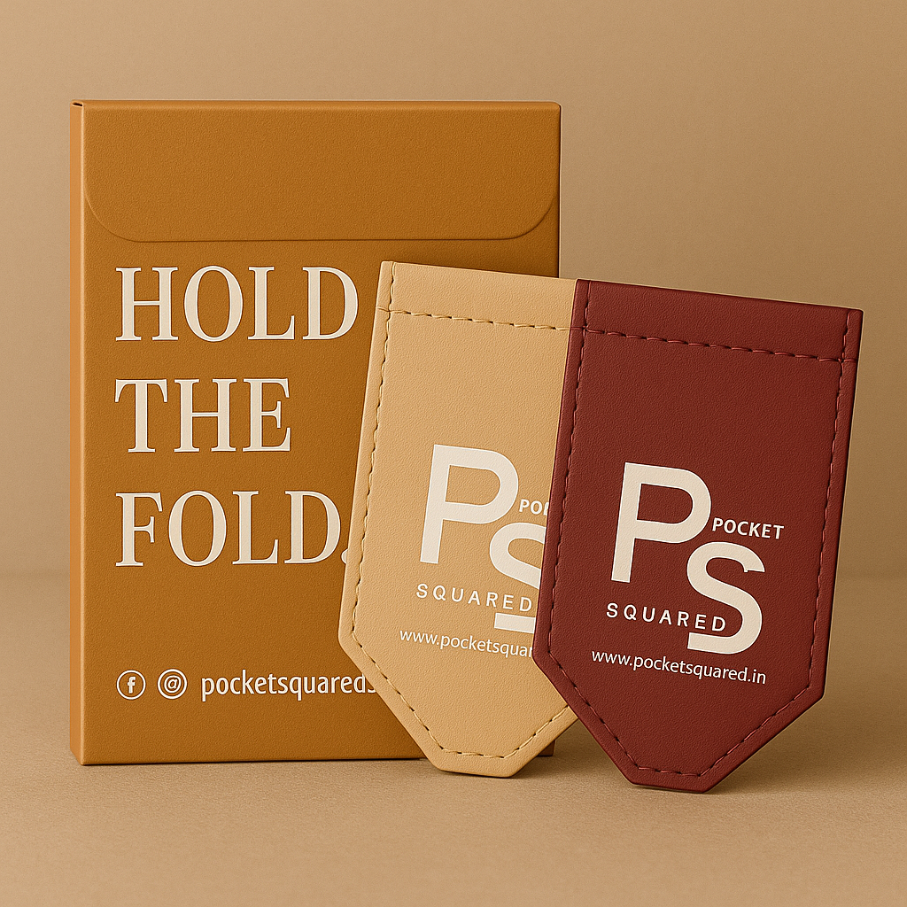 Pocket Square Holder Pack of 2 with its original Pocket Squared packaging